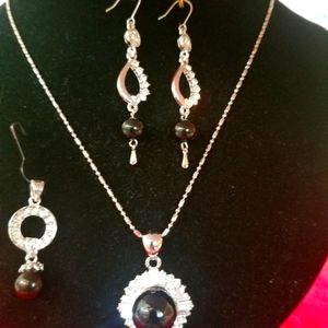 Necklace  and earrings